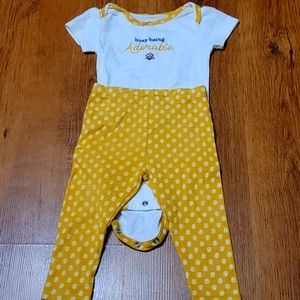 Two piece onesie set